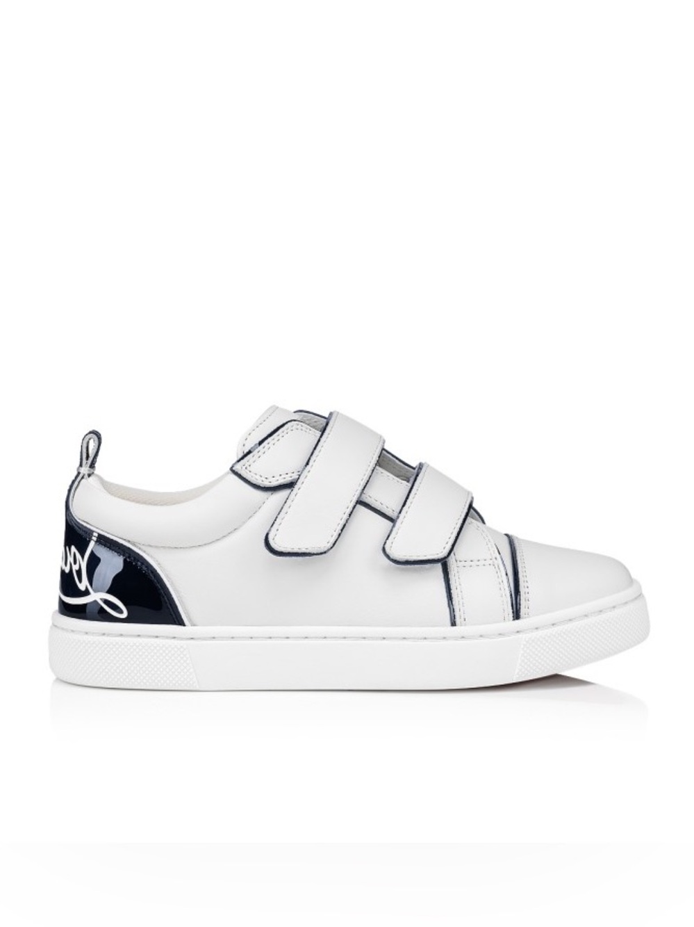 Christian Louboutin Kid's Funnyto Logo Heel Cap Sneakers, Toddler/Kids EU 27/ US